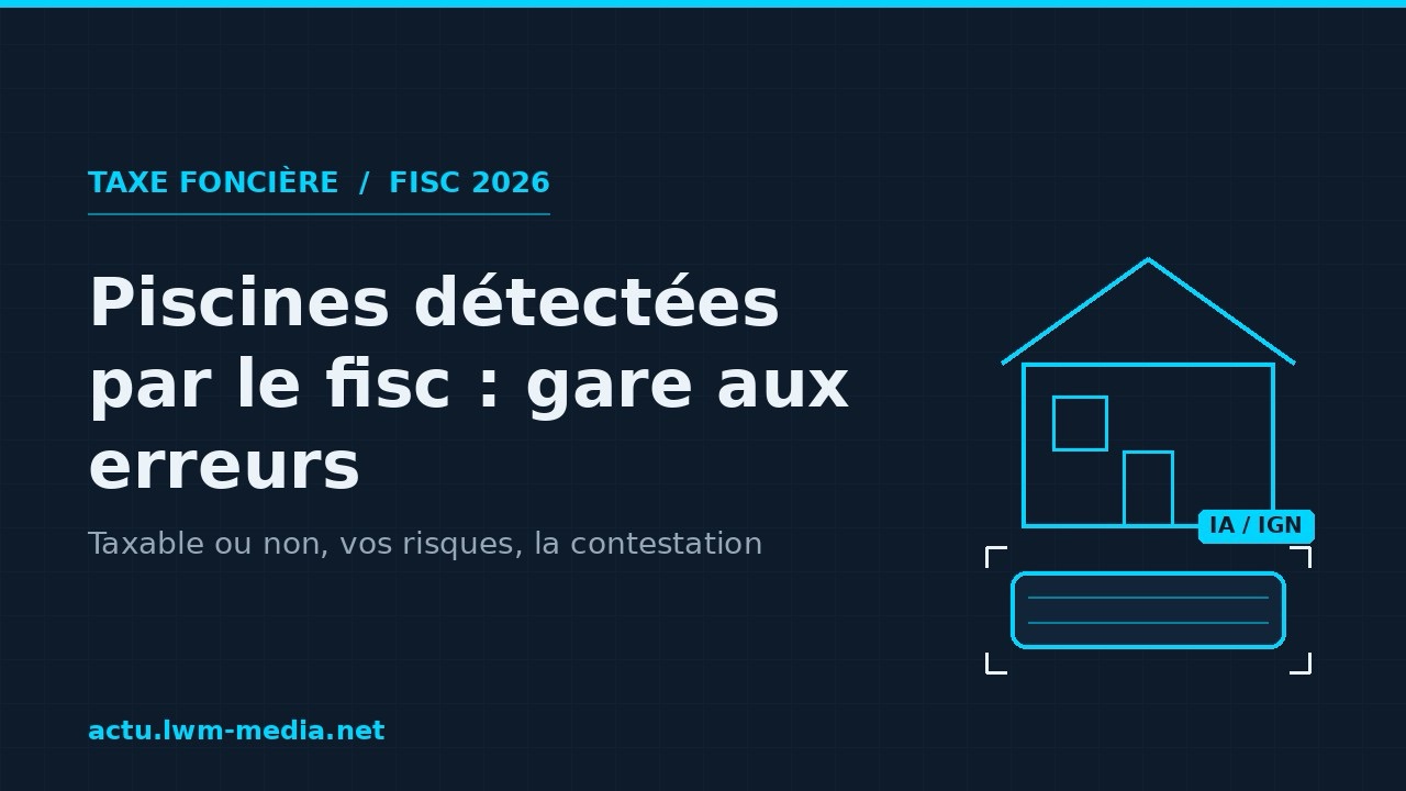 Piscines détectées par le fisc : gare aux erreurs (et comment contester)