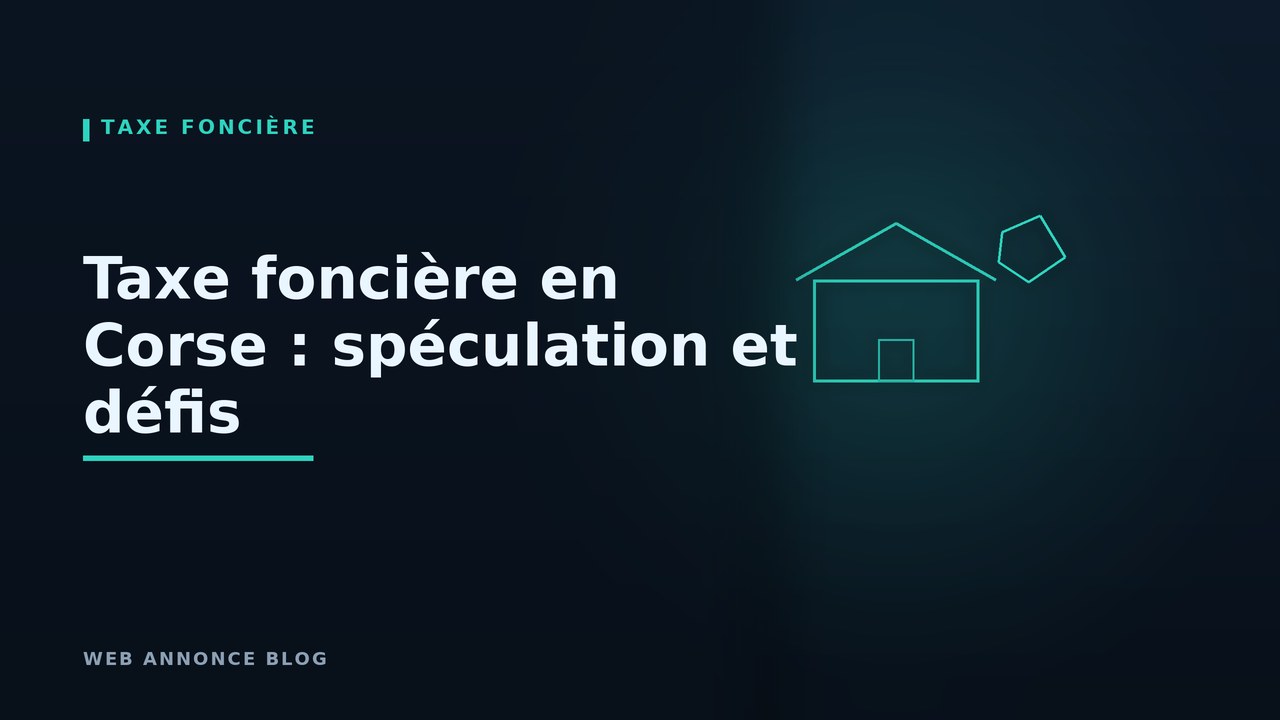 Taxe foncière en Corse : spéculation immobilière et défis