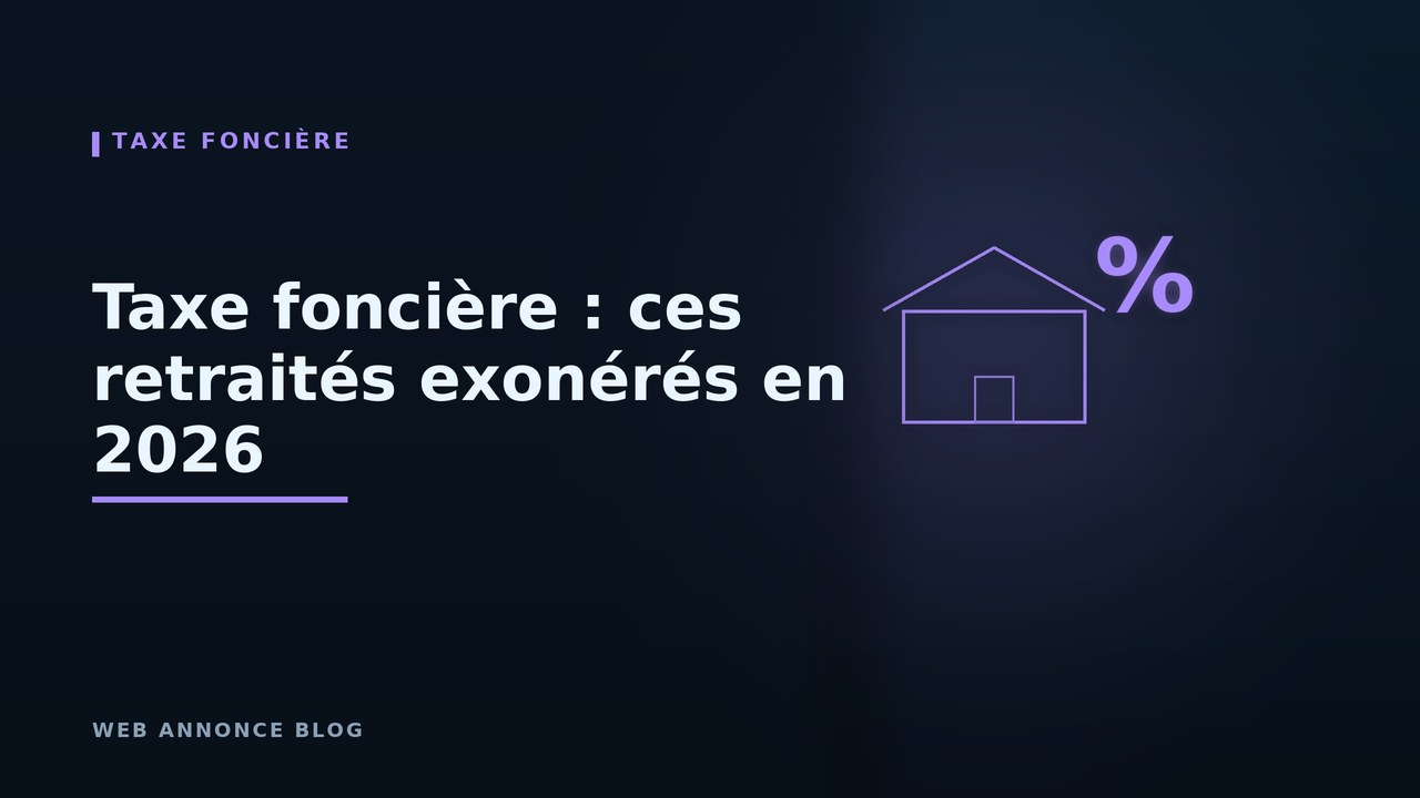Taxe foncière : ces retraités en seront officiellement exonérés en 2026